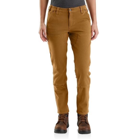 Carhartt Pants - Carhartt Women's Straight Leg Pants - Brown